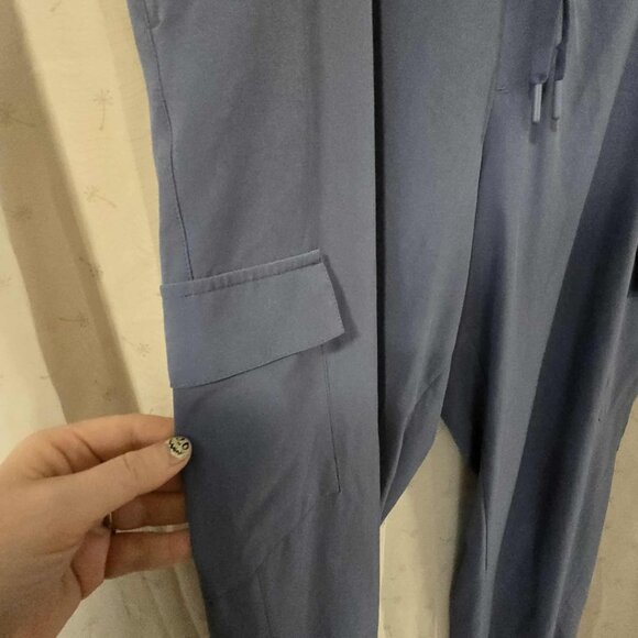 Blue Lightweight Cargo Jogger Pants - Stretch and Pockets! - Picture 2 of 8